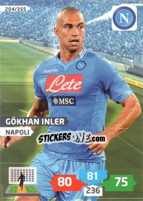 Cromo Gökhan Inler - Calciatori 2013-2014. Adrenalyn XL - Panini