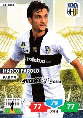 Sticker Marco Parolo - Calciatori 2013-2014. Adrenalyn XL n. 221 - Panini