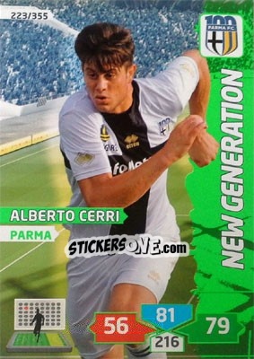 Cromo Alberto Cerri - Calciatori 2013-2014. Adrenalyn XL - Panini