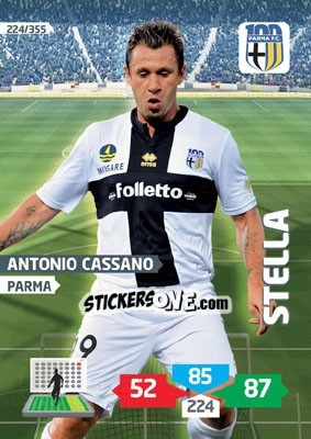 Cromo Antonio Cassano - Calciatori 2013-2014. Adrenalyn XL - Panini