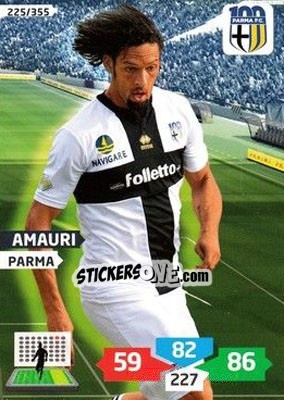Sticker Amauri - Calciatori 2013-2014. Adrenalyn XL n. 225 - Panini