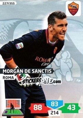 Sticker Morgan De Sanctis - Calciatori 2013-2014. Adrenalyn XL - Panini