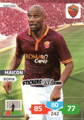 Sticker Maicon - Calciatori 2013-2014. Adrenalyn XL n. 232 - Panini