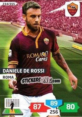 Sticker Daniele De Rossi - Calciatori 2013-2014. Adrenalyn XL n. 234 - Panini
