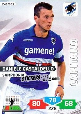 Cromo Daniele Gastaldello - Calciatori 2013-2014. Adrenalyn XL - Panini