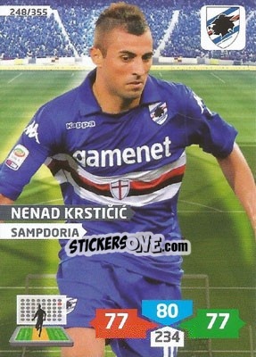 Cromo Nenad Krsticic - Calciatori 2013-2014. Adrenalyn XL - Panini