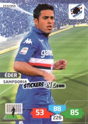 Sticker Éder - Calciatori 2013-2014. Adrenalyn XL - Panini