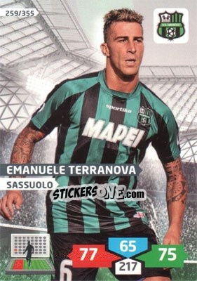 Sticker Emanuele Terranova - Calciatori 2013-2014. Adrenalyn XL n. 259 - Panini