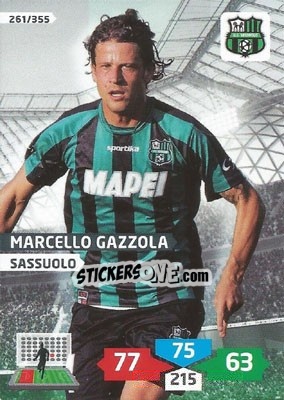 Figurina Marcello Gazzola - Calciatori 2013-2014. Adrenalyn XL - Panini