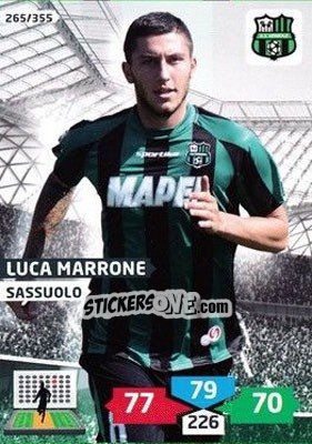 Sticker Luca Marrone - Calciatori 2013-2014. Adrenalyn XL n. 265 - Panini