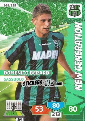 Sticker Domenico Berardi - Calciatori 2013-2014. Adrenalyn XL n. 268 - Panini