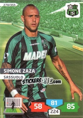 Figurina Simone Zaza - Calciatori 2013-2014. Adrenalyn XL - Panini