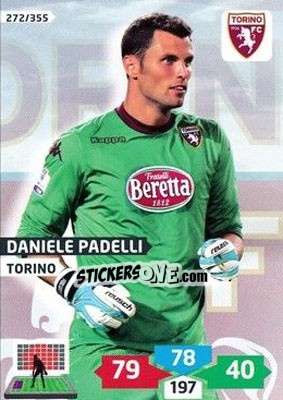 Sticker Daniele Padelli - Calciatori 2013-2014. Adrenalyn XL n. 272 - Panini