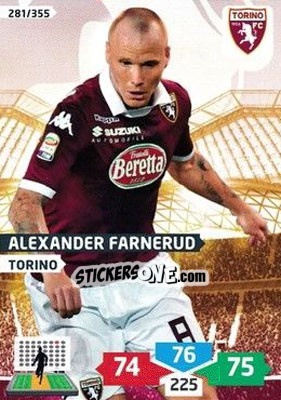 Sticker Alexander Farnerud - Calciatori 2013-2014. Adrenalyn XL n. 281 - Panini