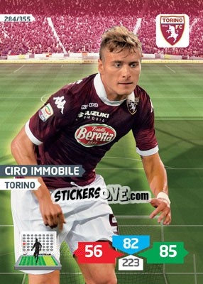 Sticker Ciro Immobile - Calciatori 2013-2014. Adrenalyn XL n. 284 - Panini