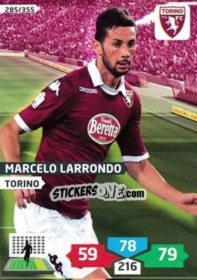 Sticker Marcelo Larrondo - Calciatori 2013-2014. Adrenalyn XL - Panini