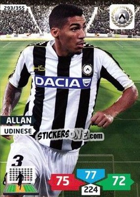 Sticker Allan - Calciatori 2013-2014. Adrenalyn XL n. 293 - Panini