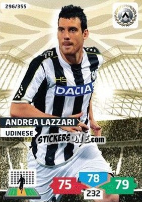 Sticker Andrea Lazzari - Calciatori 2013-2014. Adrenalyn XL n. 296 - Panini
