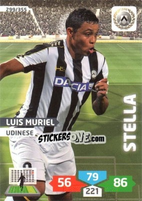 Sticker Luis Muriel - Calciatori 2013-2014. Adrenalyn XL n. 299 - Panini