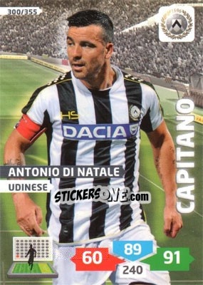 Sticker Antonio Di Natale - Calciatori 2013-2014. Adrenalyn XL n. 300 - Panini