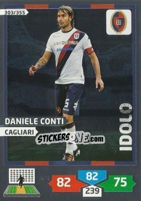 Sticker Daniele Conti - Calciatori 2013-2014. Adrenalyn XL n. 303 - Panini