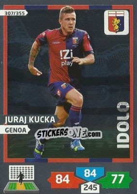 Sticker Juraj Kucka - Calciatori 2013-2014. Adrenalyn XL n. 307 - Panini