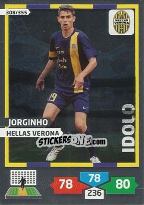 Sticker Jorginho - Calciatori 2013-2014. Adrenalyn XL n. 308 - Panini
