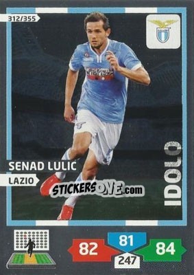 Sticker Senad Lulic - Calciatori 2013-2014. Adrenalyn XL n. 312 - Panini