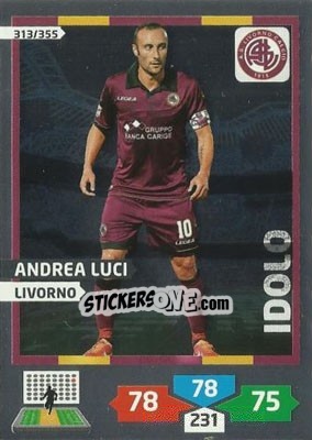 Sticker Andrea Luci - Calciatori 2013-2014. Adrenalyn XL - Panini