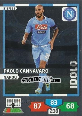 Sticker Paolo Cannavaro - Calciatori 2013-2014. Adrenalyn XL n. 315 - Panini