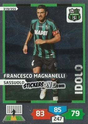 Sticker Francesco Magnanelli - Calciatori 2013-2014. Adrenalyn XL n. 319 - Panini