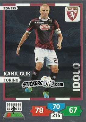 Figurina Kamil Glik - Calciatori 2013-2014. Adrenalyn XL - Panini