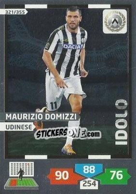 Sticker Maurizio Domizzi - Calciatori 2013-2014. Adrenalyn XL n. 321 - Panini