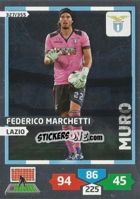 Sticker Federico Marchetti - Calciatori 2013-2014. Adrenalyn XL n. 327 - Panini