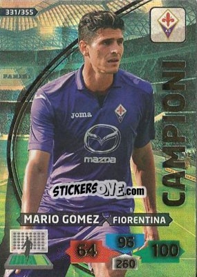 Cromo Mario Gómez - Calciatori 2013-2014. Adrenalyn XL - Panini