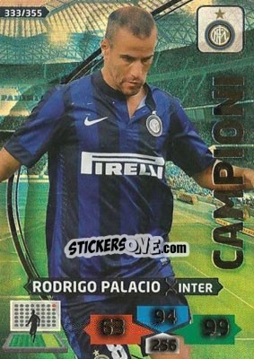 Sticker Rodrigo Palacio - Calciatori 2013-2014. Adrenalyn XL n. 333 - Panini