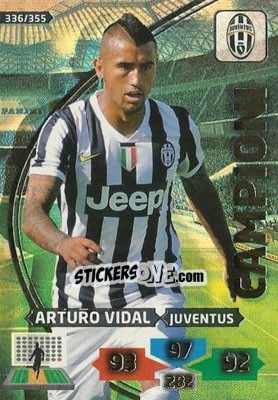 Sticker Arturo Vidal - Calciatori 2013-2014. Adrenalyn XL - Panini