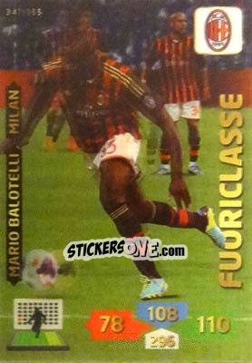 Sticker Mario Balotelli - Calciatori 2013-2014. Adrenalyn XL n. 347 - Panini