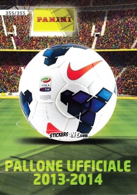 Sticker Pallone Ufficiale - Calciatori 2013-2014. Adrenalyn XL n. 355 - Panini