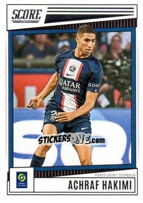 Sticker Achraf Hakimi - Score Ligue 1 2022-2023 n. 141 - Panini