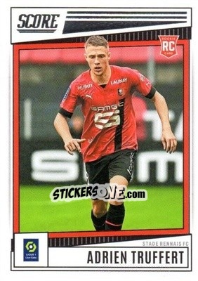 Sticker Adrien Truffert - Score Ligue 1 2022-2023 n. 161 - Panini