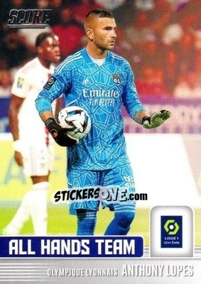 Sticker Anthony Lopes - Score Ligue 1 2022-2023 n. AH3 - Panini
