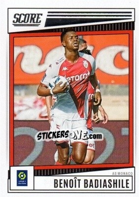 Sticker Benoit Badiashile - Score Ligue 1 2022-2023 n. 102 - Panini