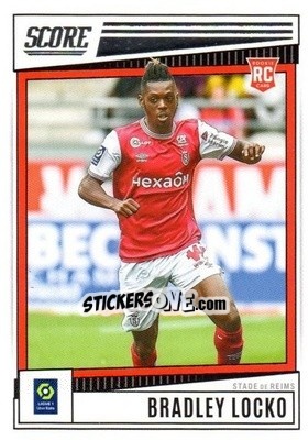 Sticker Bradley Locko - Score Ligue 1 2022-2023 n. 160 - Panini