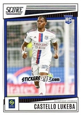 Sticker Castello Lukeba - Score Ligue 1 2022-2023 n. 82 - Panini
