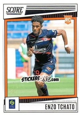Sticker Enzo Tchato - Score Ligue 1 2022-2023 n. 112 - Panini