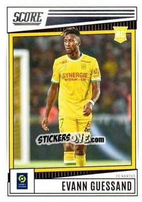 Sticker Evann Guessand - Score Ligue 1 2022-2023 n. 123 - Panini