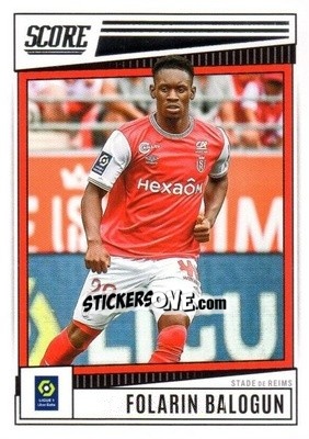 Sticker Folarin Balogun - Score Ligue 1 2022-2023 n. 155 - Panini