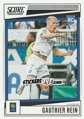 Figurina Gauthier Hein - Score Ligue 1 2022-2023 n. 24 - Panini