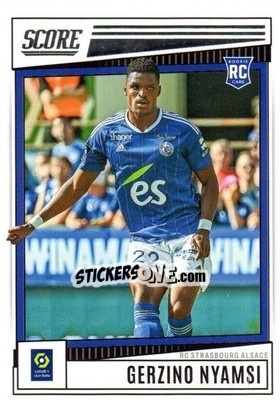 Sticker Gerzino Nyamsi - Score Ligue 1 2022-2023 n. 174 - Panini